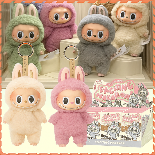 Labubu Macaron Series Blind Box Figures – The Monsters Vinyl Toy Collection