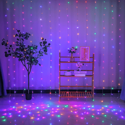 MildlyMama - GlowLuxe™ Christmas String Lights – Fairy Lights with Remote, 8 Twinkle Modes, Warm White LED for Indoor & Outdoor Holiday Decor Light