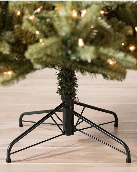 MildlyMama - GlowPetal Pre - lit Christmas Tree – Large Artificial Xmas Tree, Amazing Full Body & Warm LED Light