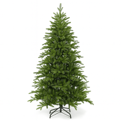 MildlyMama - GlowPetal Pre - lit Christmas Tree – Large Artificial Xmas Tree, Amazing Full Body & Warm LED Light
