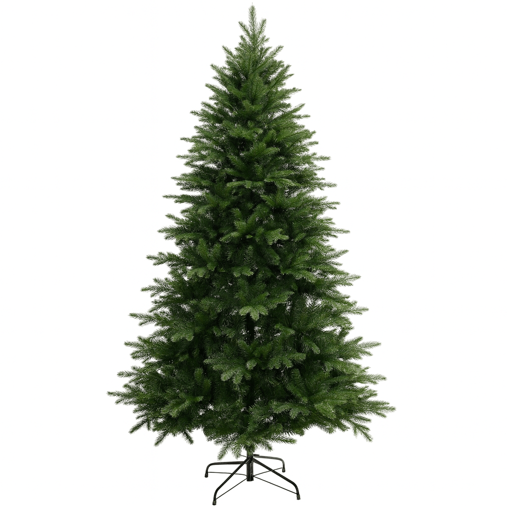MildlyMama - GlowPetal Pre - lit Christmas Tree – Large Artificial Xmas Tree, Amazing Full Body & Warm LED Light
