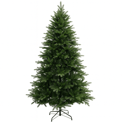 MildlyMama - GlowPetal Pre - lit Christmas Tree – Large Artificial Xmas Tree, Amazing Full Body & Warm LED Light