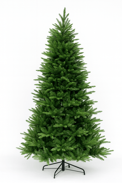 MildlyMama - GlowPetal Pre - lit Christmas Tree – Large Artificial Xmas Tree, Amazing Full Body & Warm LED Light