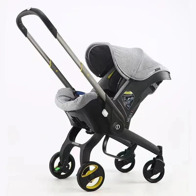 MildlyMama - Baby Travel System: Lightweight Stroller & Car Seat Set - Easy Fold, Safe & Adjustable Baby Strollers & Car Seat