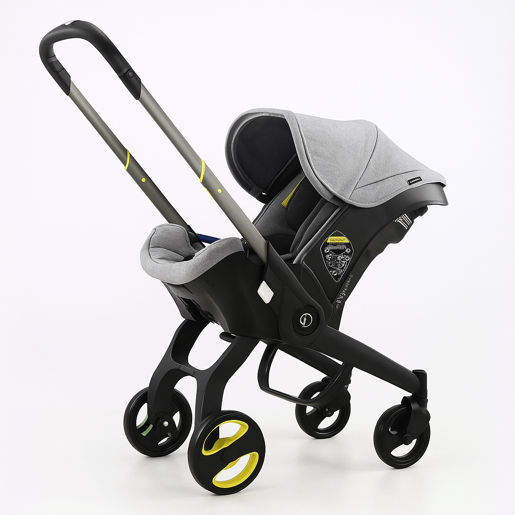 MildlyMama - Baby Travel System: Lightweight Stroller & Car Seat Set - Easy Fold, Safe & Adjustable Baby Strollers & Car Seat