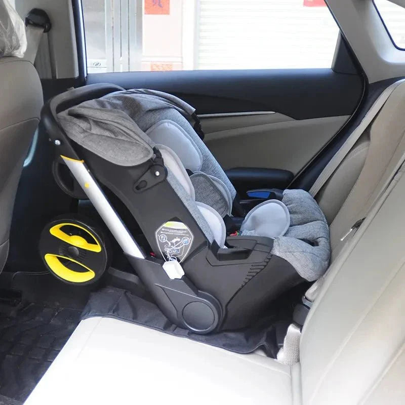 MildlyMama - Baby Travel System: Lightweight Stroller & Car Seat Set - Easy Fold, Safe & Adjustable Baby Strollers & Car Seat