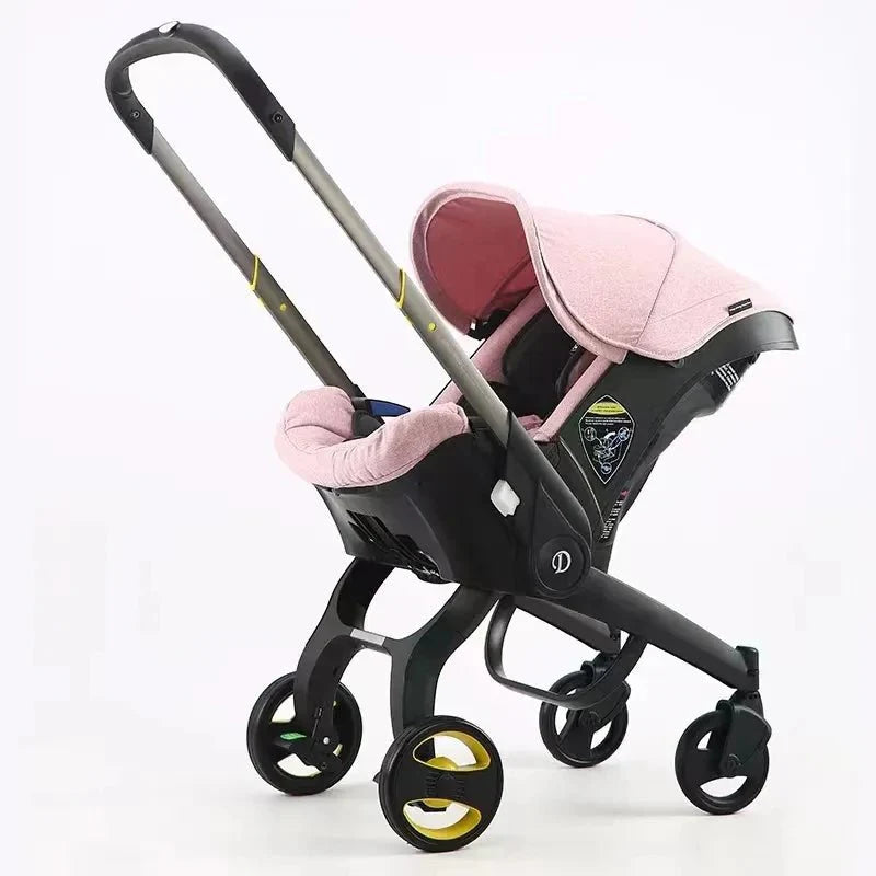 MildlyMama - Baby Travel System: Lightweight Stroller & Car Seat Set - Easy Fold, Safe & Adjustable Baby Strollers & Car Seat