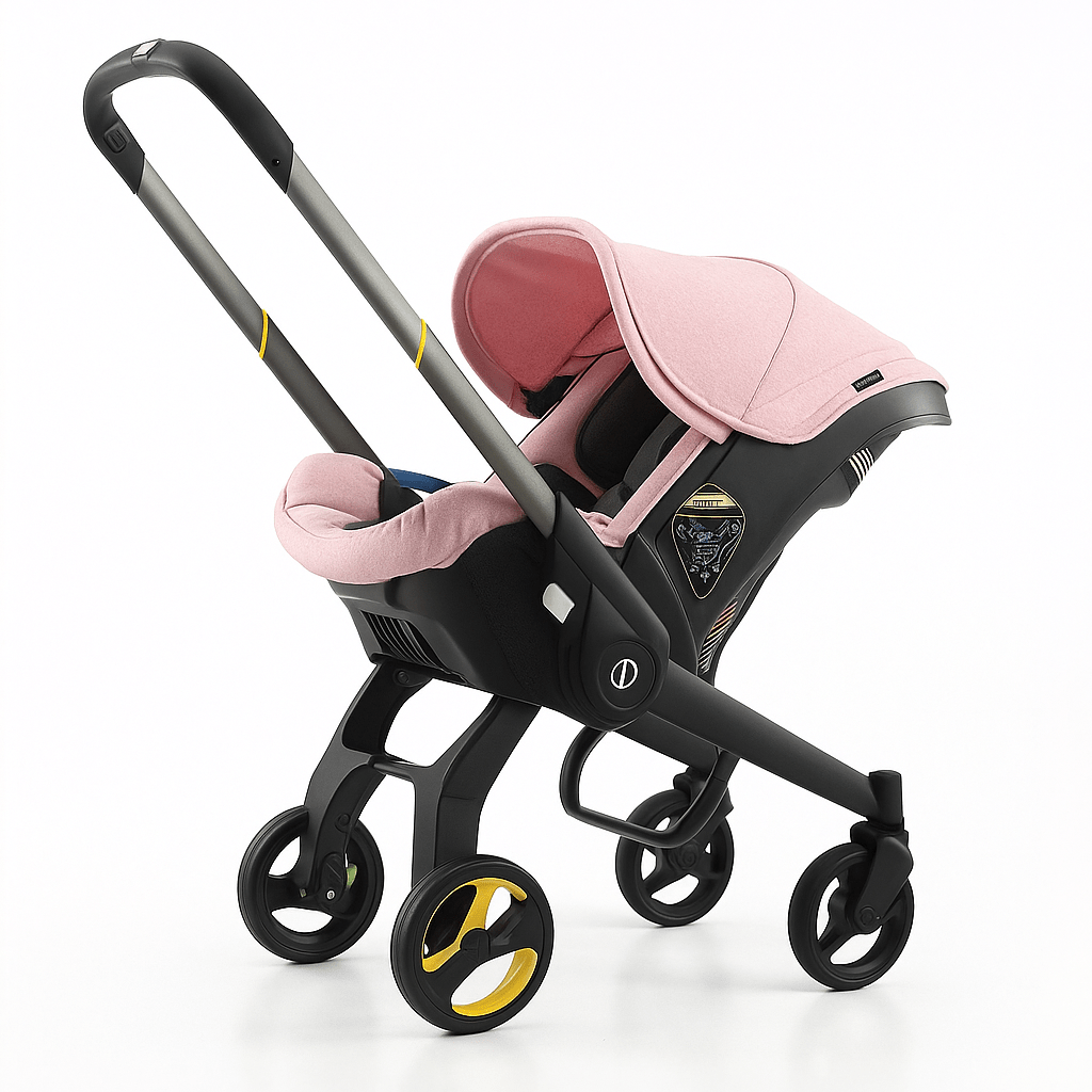 MildlyMama - Baby Travel System: Lightweight Stroller & Car Seat Set - Easy Fold, Safe & Adjustable Baby Strollers & Car Seat