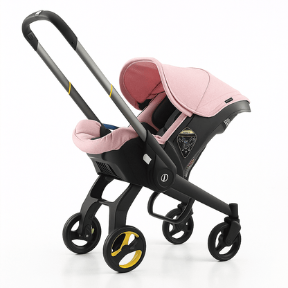 MildlyMama - Baby Travel System: Lightweight Stroller & Car Seat Set - Easy Fold, Safe & Adjustable Baby Strollers & Car Seat