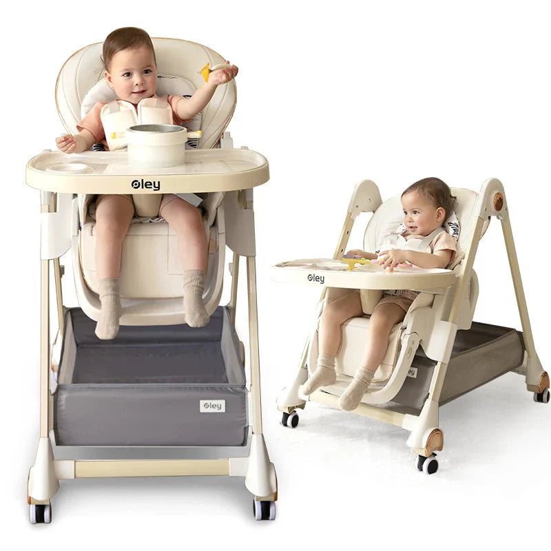 MildlyMama - Premium Adjustable Baby High Chair with Tray - Easy Feeding Solution Baby & Toddler Furniture