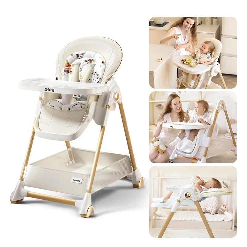 MildlyMama - Premium Adjustable Baby High Chair with Tray - Easy Feeding Solution Baby & Toddler Furniture