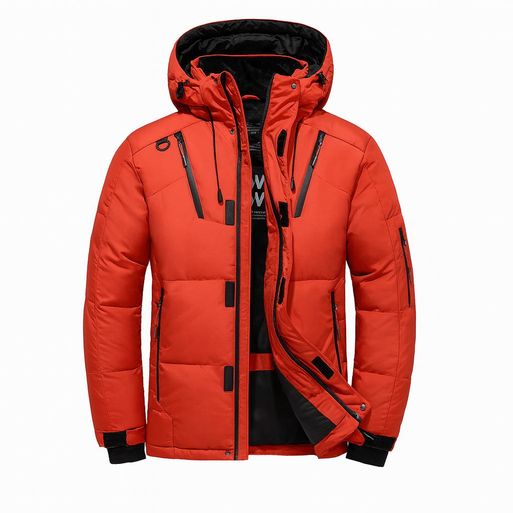 MildlyMama - Men's Insulated Winter Parka - Waterproof, Windproof Jacket For Extreme Cold Weather