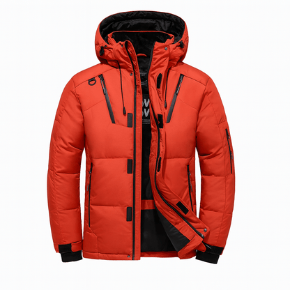 MildlyMama - Men's Insulated Winter Parka - Waterproof, Windproof Jacket For Extreme Cold Weather