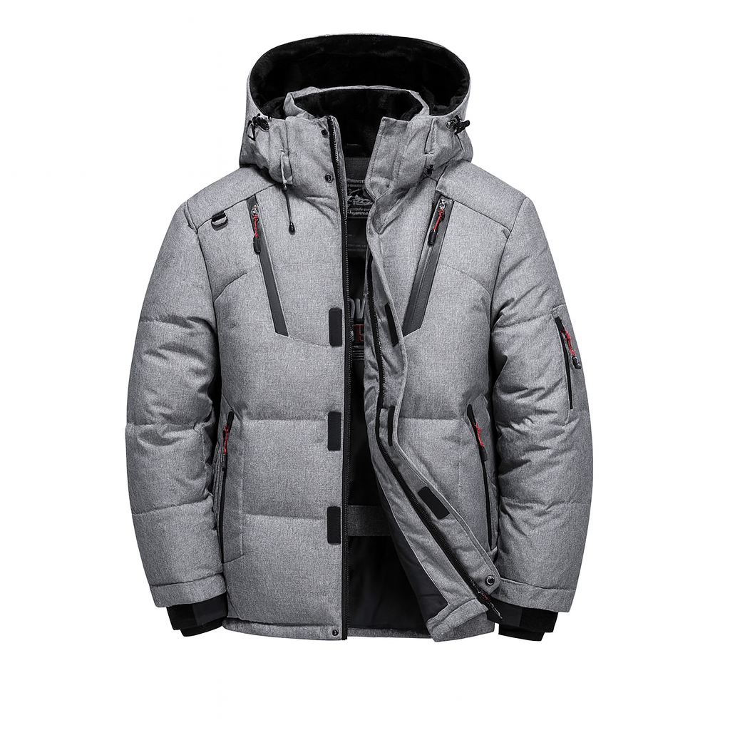 MildlyMama - Men's Insulated Winter Parka - Waterproof, Windproof Jacket For Extreme Cold Weather