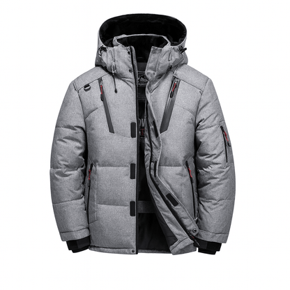 MildlyMama - Men's Insulated Winter Parka - Waterproof, Windproof Jacket For Extreme Cold Weather