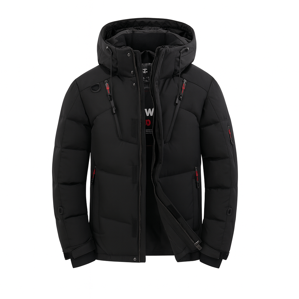 MildlyMama - Men's Insulated Winter Parka - Waterproof, Windproof Jacket For Extreme Cold Weather