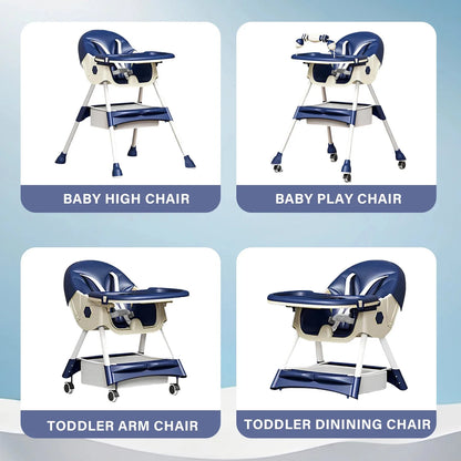 Multifunctional Foldable Baby Dining Chair – Portable Space-Saving Design for Infants and Toddlers Baby & Toddler Furniture