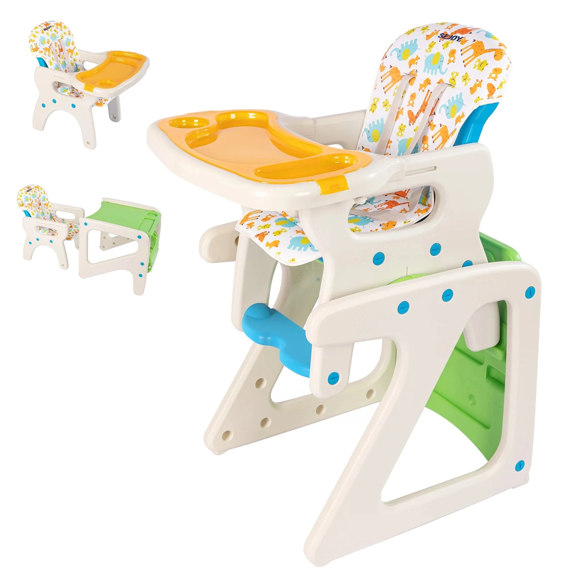 MildlyMama - Foldable Baby High Chair - Adjustable Height, Safe & Easy to Clean - Ideal for Feeding & Play Baby & Toddler Furniture