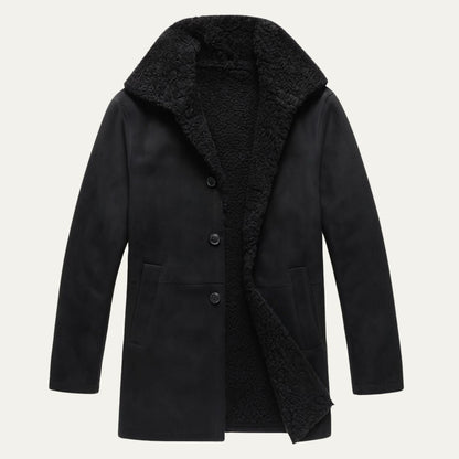 MildlyMama - The Aspen Shearling Coat – Men’s Classic Winter Overcoat
