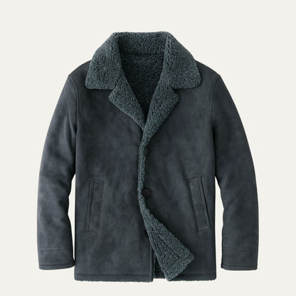 MildlyMama - The Aspen Shearling Coat – Men’s Classic Winter Overcoat