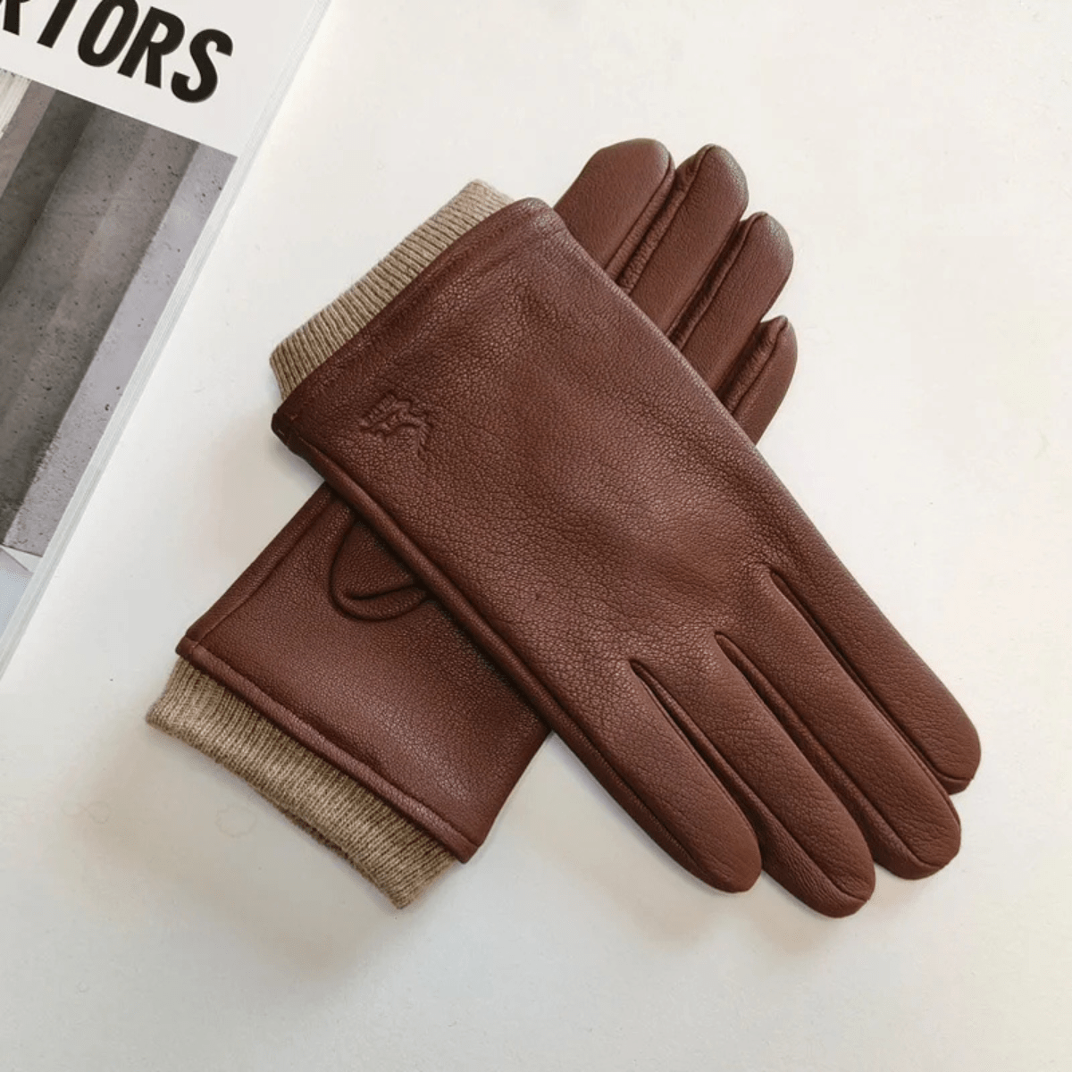 MildlyMama - The Belvoir Men's Wool Knitted Winter Gloves
