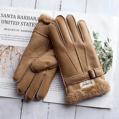 MildlyMama - The Brenton Men’s Sheepskin Fur Winter Gloves