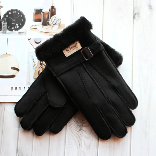 MildlyMama - The Brenton Men’s Sheepskin Fur Winter Gloves