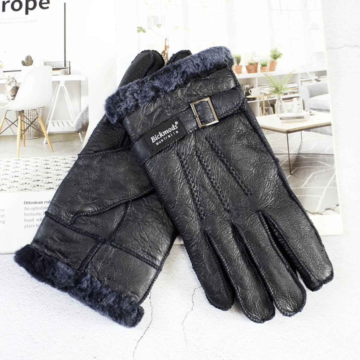 MildlyMama - The Brenton Men’s Sheepskin Fur Winter Gloves
