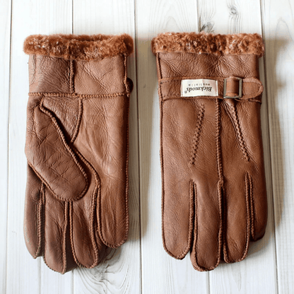 MildlyMama - The Brenton Men’s Sheepskin Fur Winter Gloves