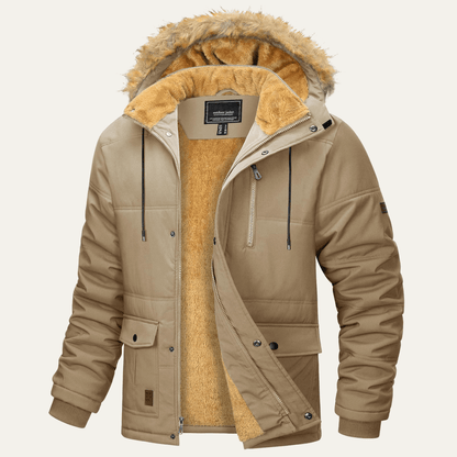 MildlyMama - The Briarcliff Men’s Winter Parka Jacket with Detachable Hood