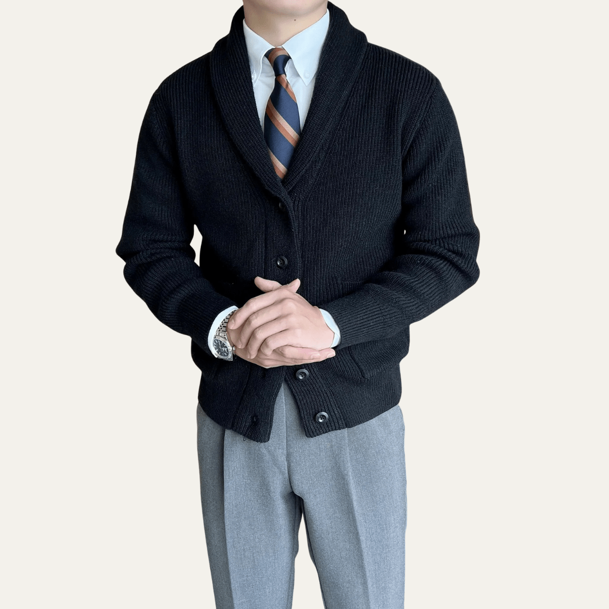 MildlyMama - The Montrose Men’s Soft Knit Winter Button Up Cardigan