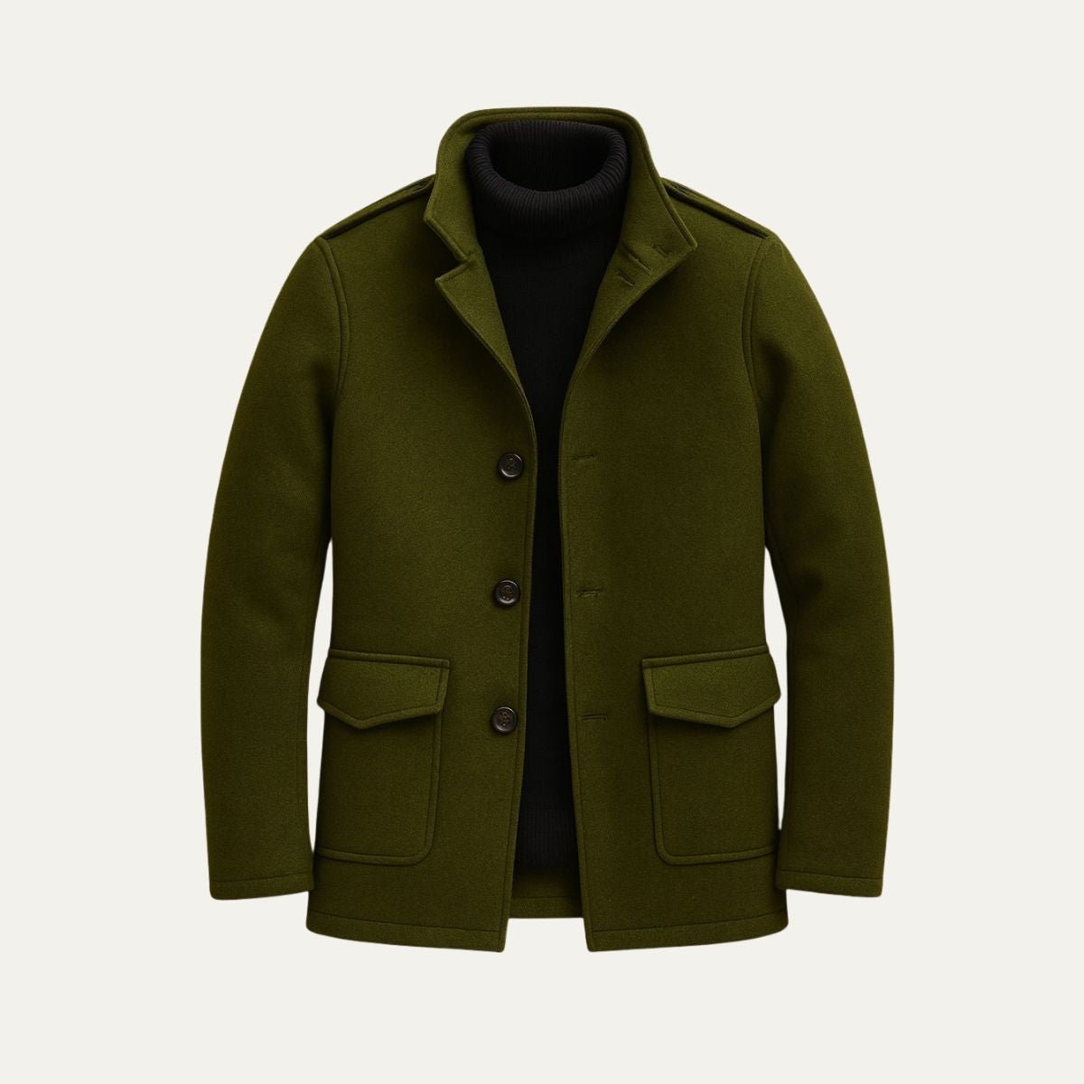 MildlyMama - The Rome Wool Coat – Men’s Smart Tailored Overcoat Jackets