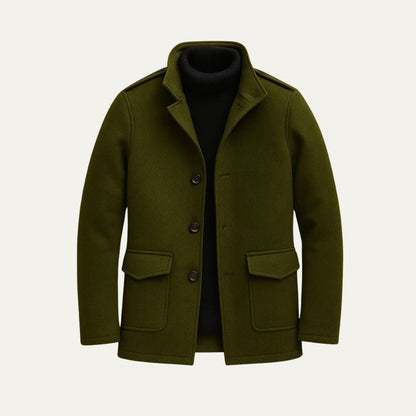 MildlyMama - The Rome Wool Coat – Men’s Smart Tailored Overcoat Jackets