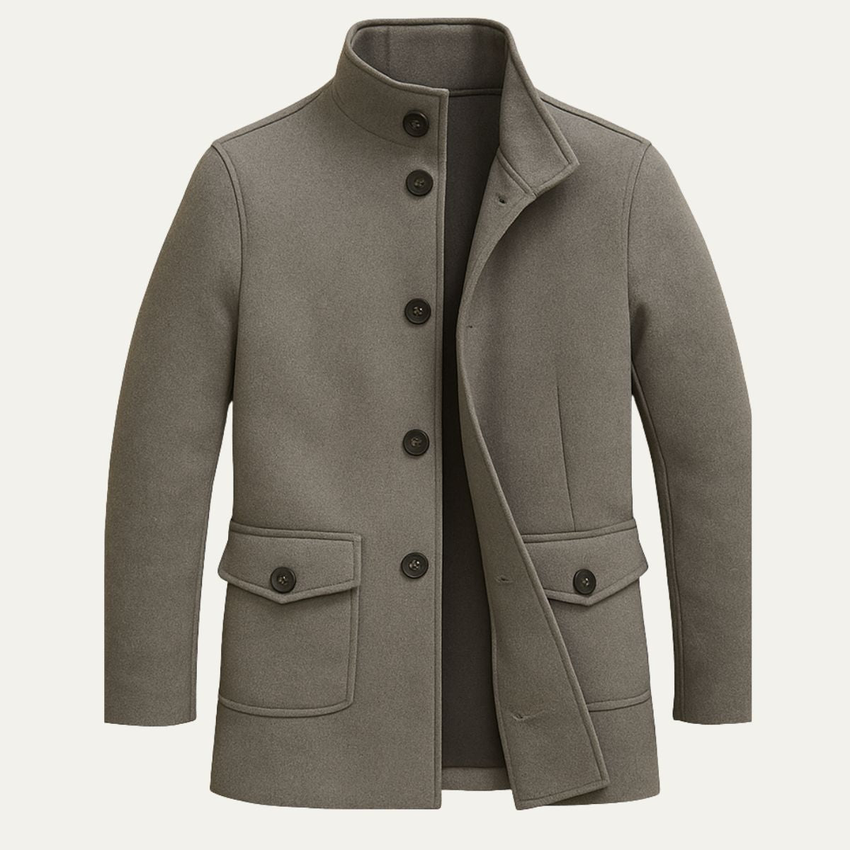 MildlyMama - The Rome Wool Coat – Men’s Smart Tailored Overcoat Jackets