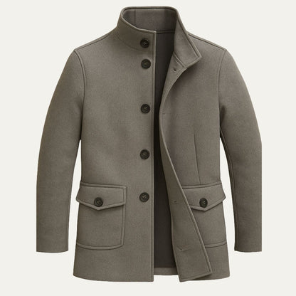 MildlyMama - The Rome Wool Coat – Men’s Smart Tailored Overcoat Jackets