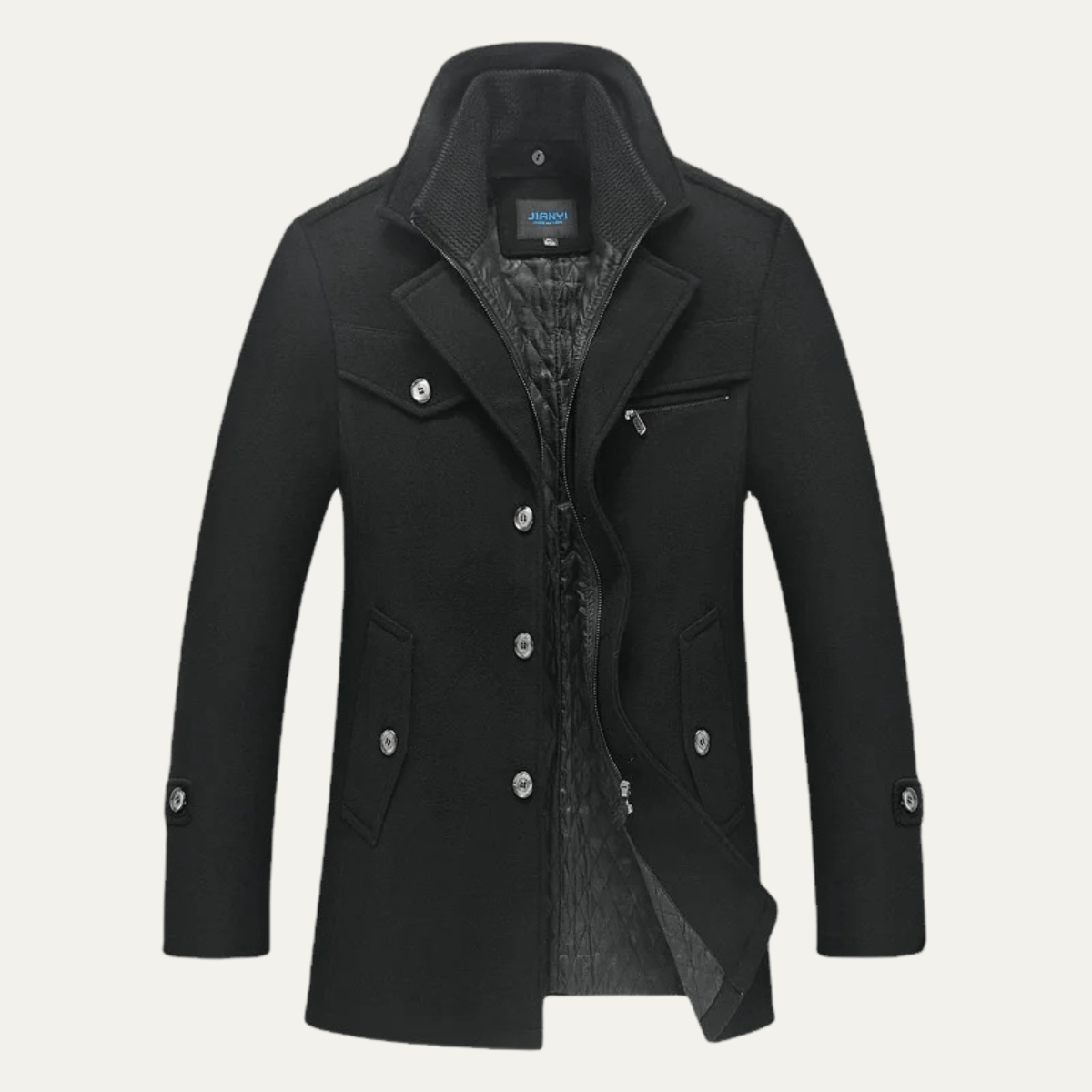 MildlyMama - The Stonemont Men’s Smart Casual Wool Blend Winter Coat