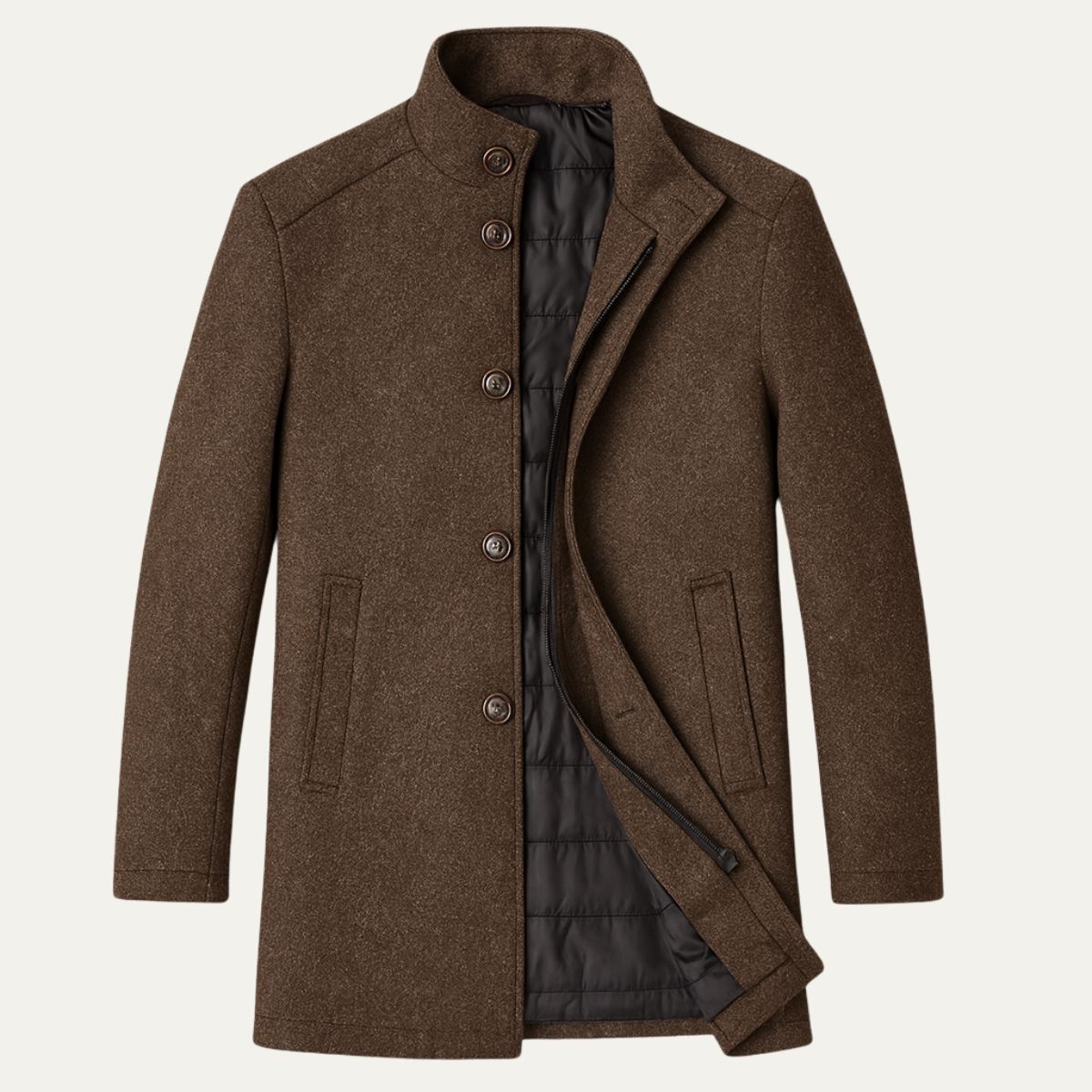 MildlyMama - The Vienna Wool Coat – Men’s Classic Winter Overcoat