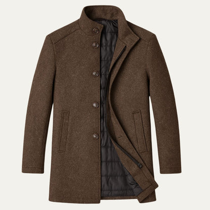 MildlyMama - The Vienna Wool Coat – Men’s Classic Winter Overcoat