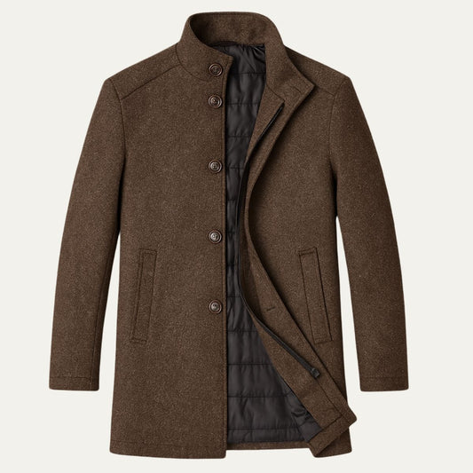 MildlyMama - The Vienna Wool Coat – Men’s Classic Winter Overcoat