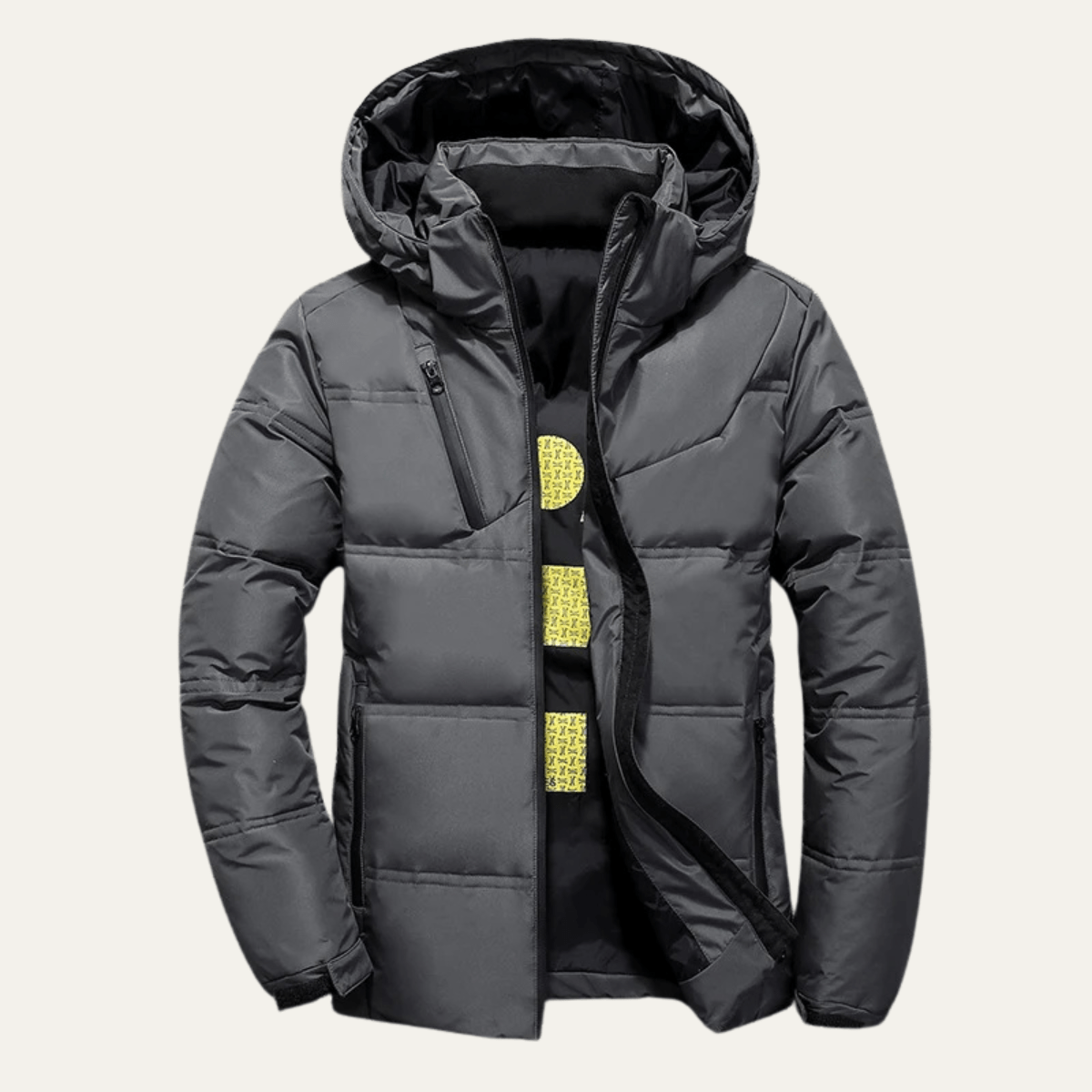 MildlyMama - The Wrenford Men’s Puffer Down Winter Hooded Jacket