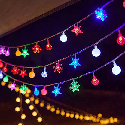 MildlyMama - TwinkleGlow™ Christmas Lights – 33ft LED Fairy String Lights with Remote, 8 Modes, Warm White Indoor & Outdoor Holiday Décor Light