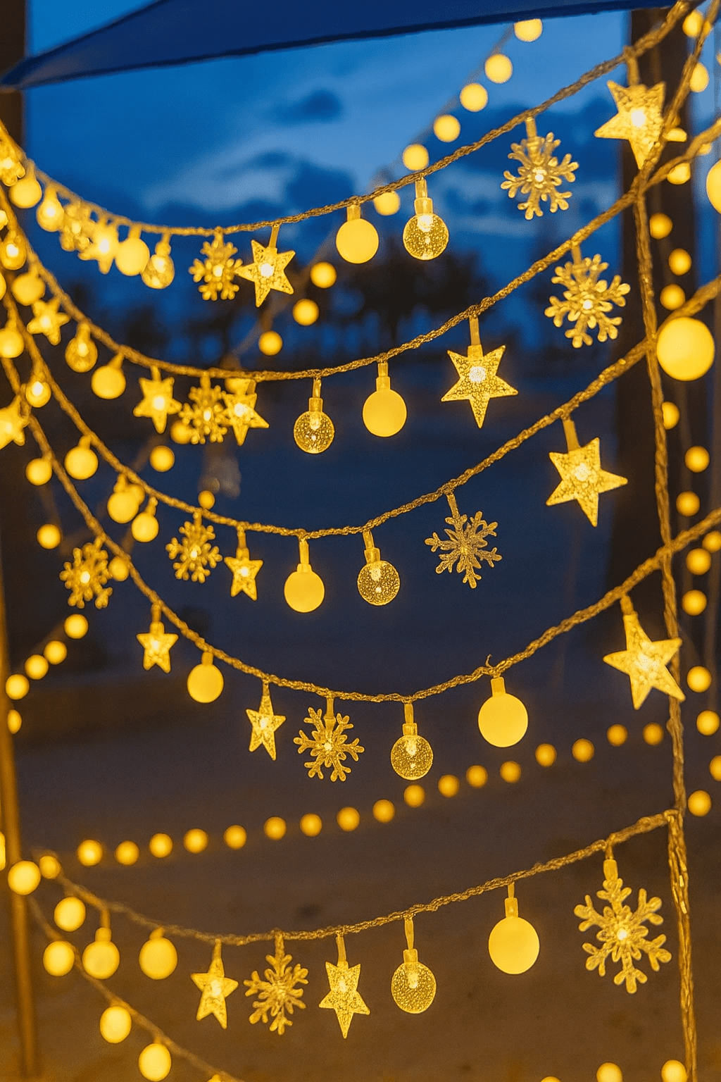 MildlyMama - TwinkleGlow™ Christmas Lights – 33ft LED Fairy String Lights with Remote, 8 Modes, Warm White Indoor & Outdoor Holiday Décor Light