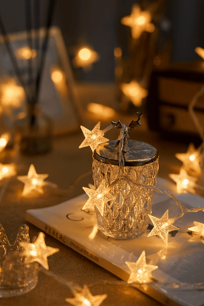 MildlyMama - TwinkleGlow™ Christmas Lights – 33ft LED Fairy String Lights with Remote, 8 Modes, Warm White Indoor & Outdoor Holiday Décor Light