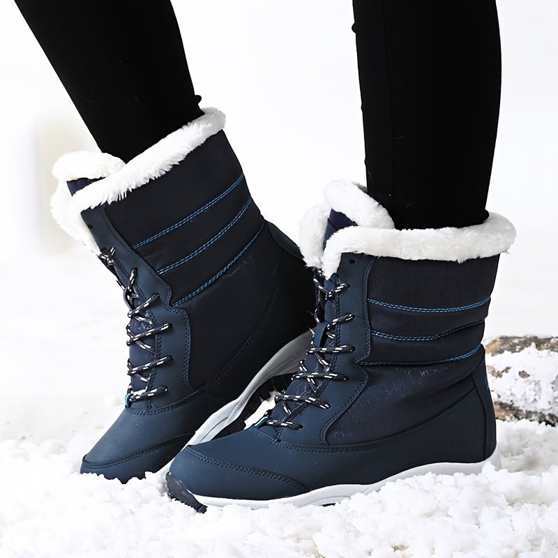 MildlyMama - Winter boots with fur lining for women Waterproof and non - slip