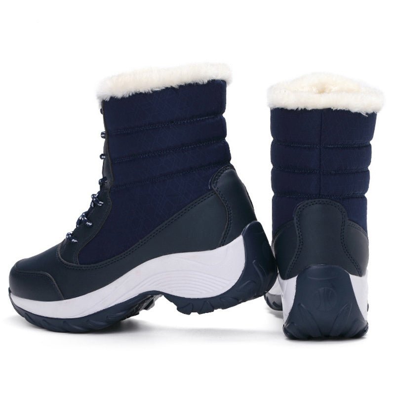MildlyMama - Winter boots with fur lining for women Waterproof and non - slip