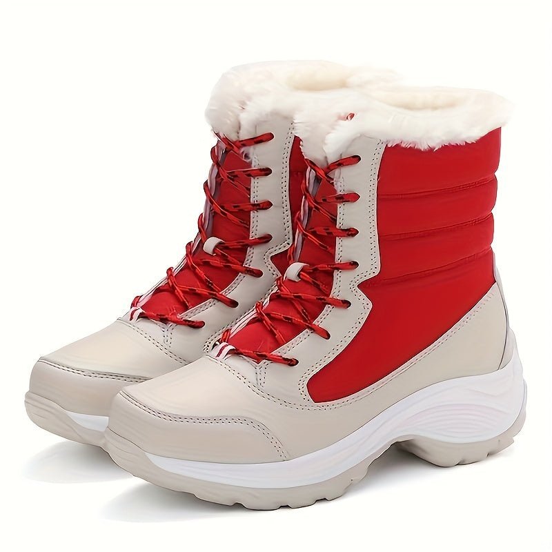 MildlyMama - Winter boots with fur lining for women Waterproof and non - slip
