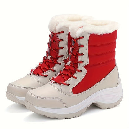 MildlyMama - Winter boots with fur lining for women Waterproof and non - slip