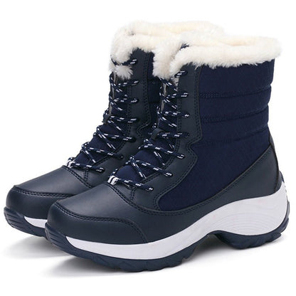 MildlyMama - Winter boots with fur lining for women Waterproof and non - slip