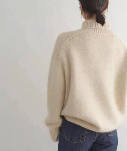 MildlyMama - Women's Cashmere Turtleneck Sweater