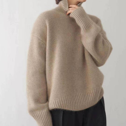 MildlyMama - Women's Cashmere Turtleneck Sweater